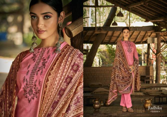 Azara Mussaret Vol 21 By Radhika Printed Cotton Dress Material Catalog